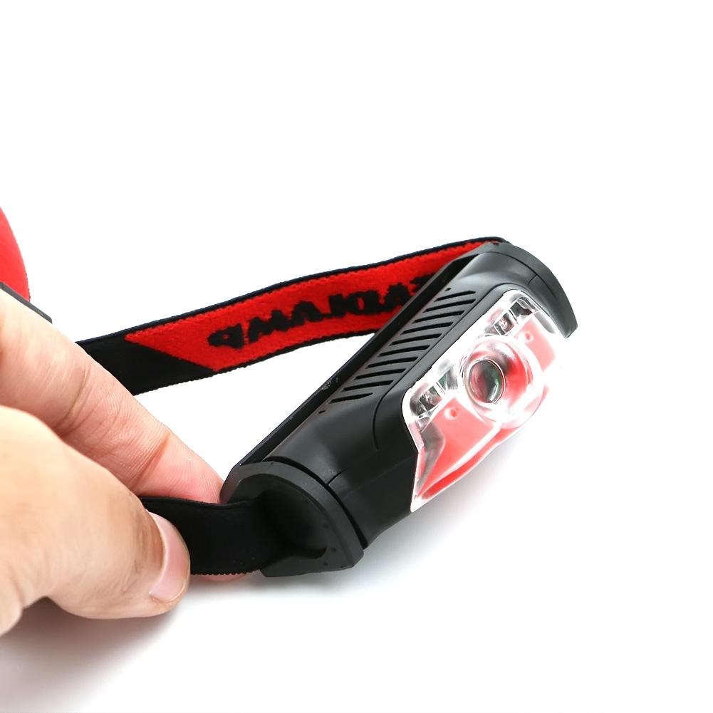 Professional 4 Modes Waterproof XPE White+2*LED Red Headlamp Mini Headlight Flashlight Outdoor