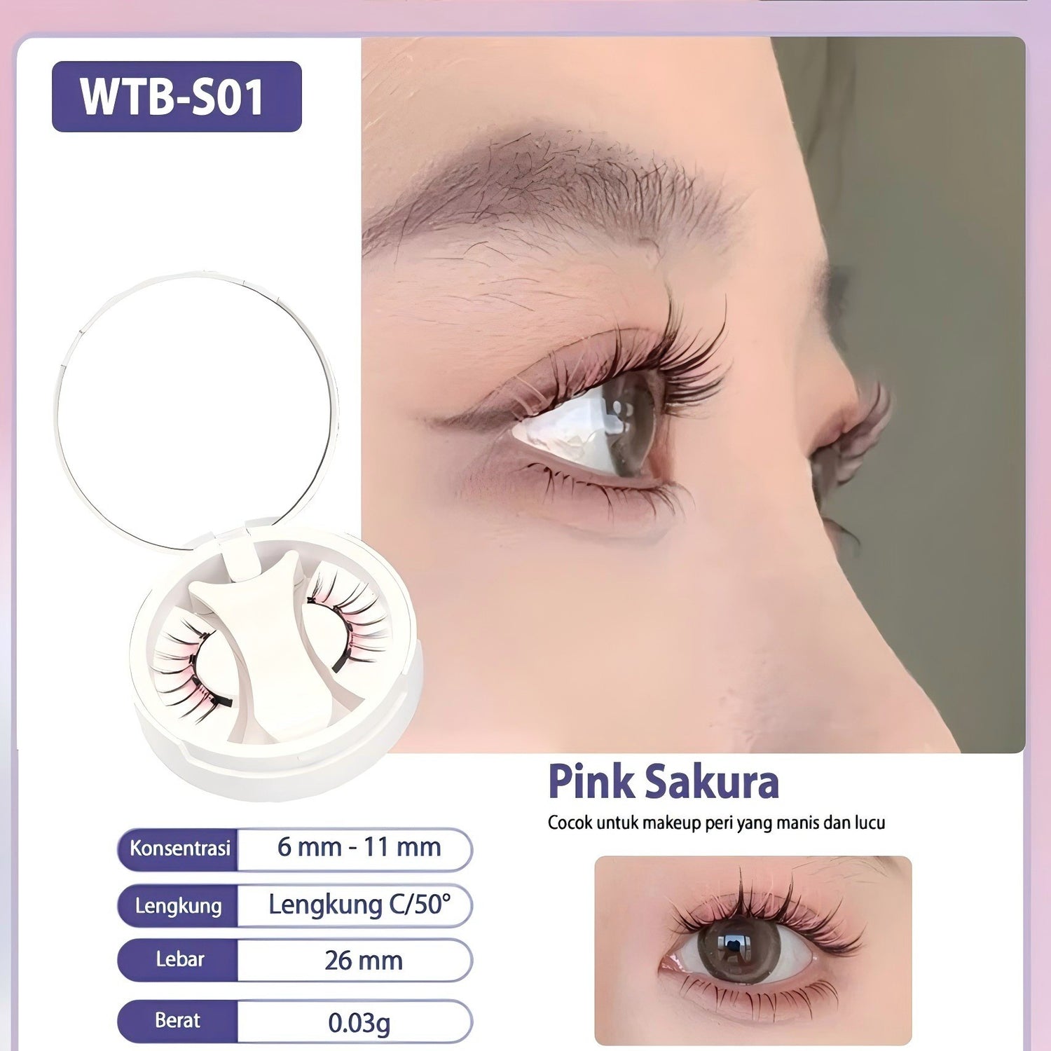 Natural Thick Portable Adhesive Free Eyelash Magnetic Suction Eyelash Style - V.I.P Digital Presence