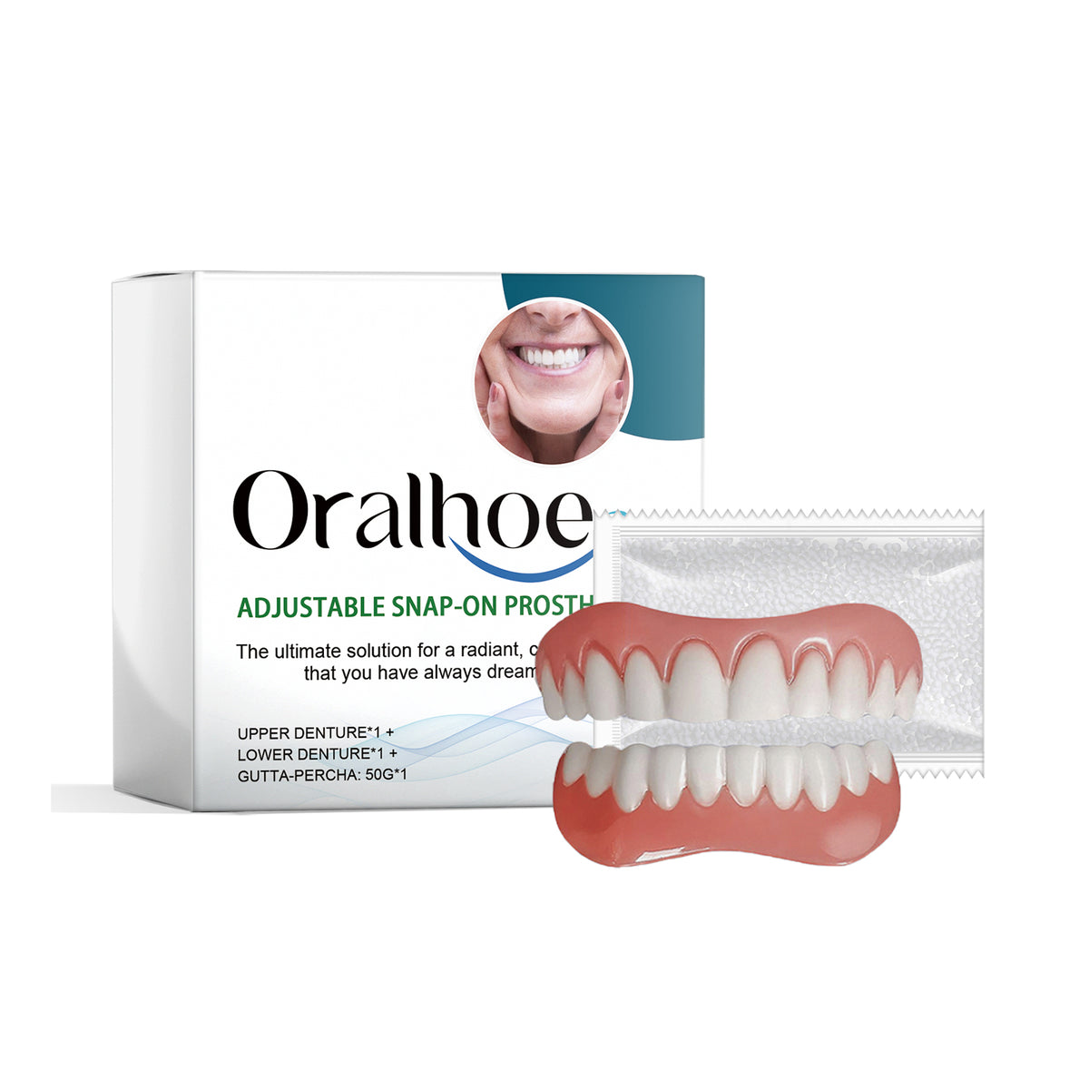 Silicone Denture Repair Set, Everyday To Enhance The Beauty Of Smile Comfortable Material Modification Teeth - V.I.P Digital Presence