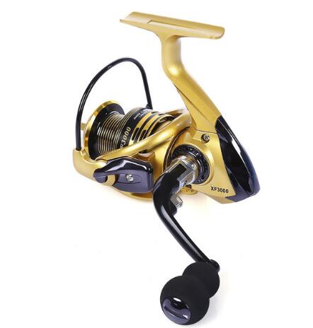 YUMOSHI 13+1BB Full Metal Spinning Fishing Reel 4.7:1/5.5:1 Gear Ratio Pesca Aluminum Spool Tackle With Foldable Handle