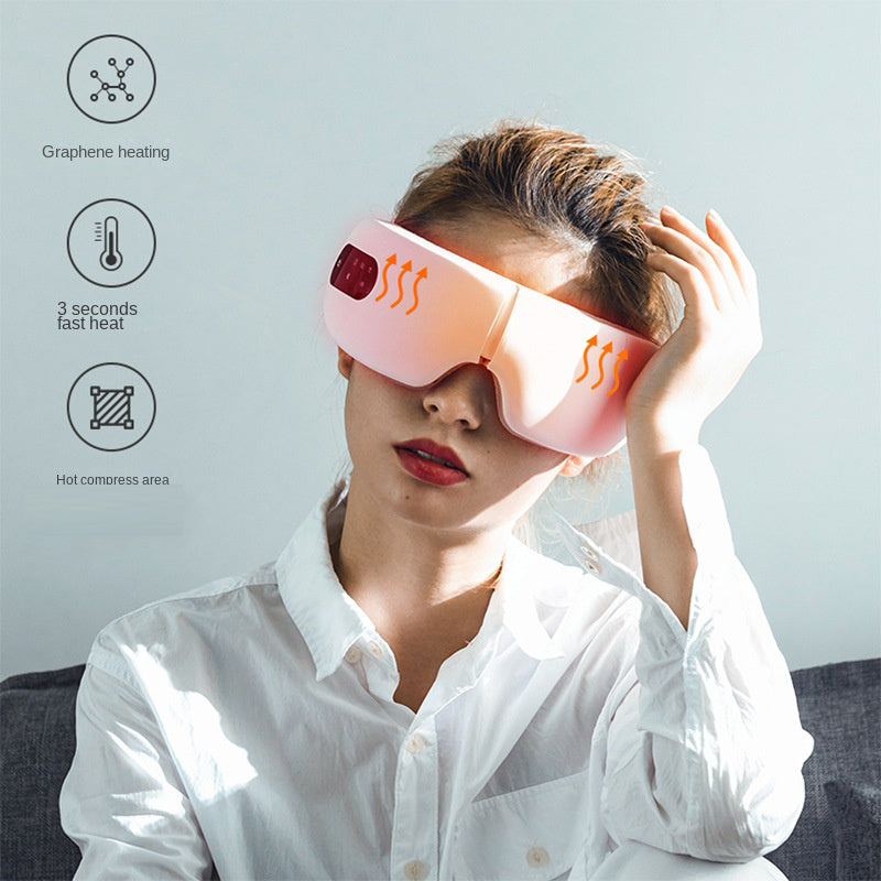 Eye massager airbag vibration intelligent AI voice hot compress eye protection device - V.I.P Digital Presence