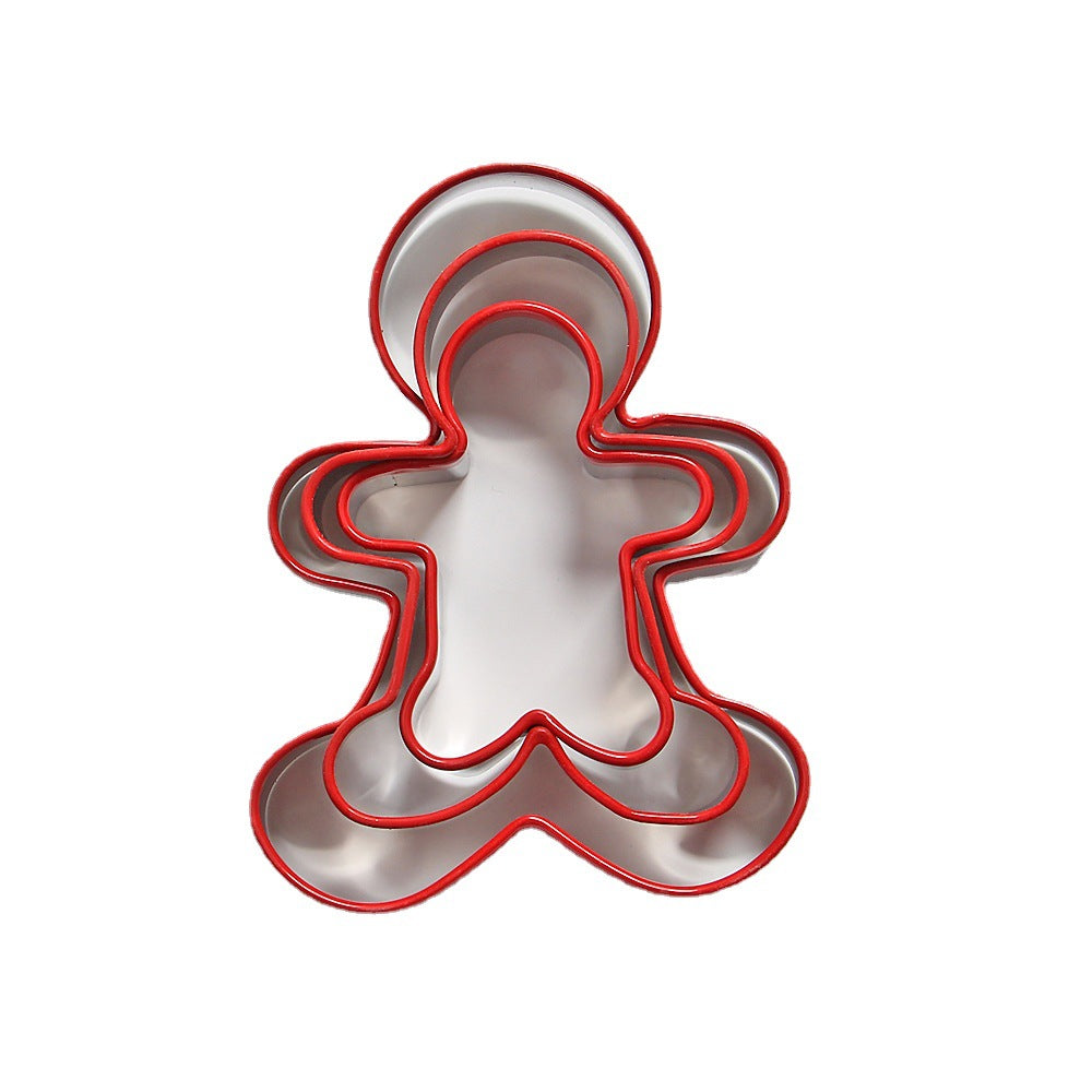 Christmas Gift Gingerbread Man Christmas Biscuit Mold Sandwich Cutting Cake Mold Vegetable and Fruit Cutting Biscuit Cutting Mold - V.I.P Digital Presence