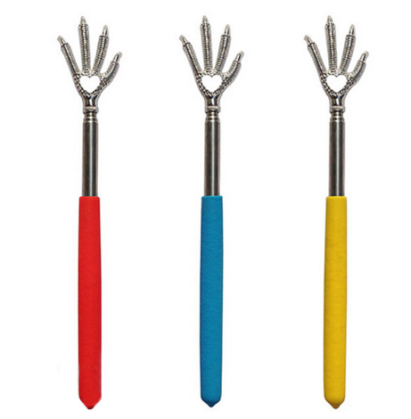 Durable Bear Claw Stainless Steel Back Scratcher Telescopic Extendable Massager Convenient Claw Telescopic Ultimate Massager - V.I.P Digital Presence