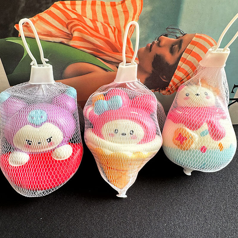 Netbag Egg Boy Party Pinch Music Stress Relief Toy Slow Rebound Ventilatory Artifact Cartoon Stress Relief Student Small Gift Item - V.I.P Digital Presence