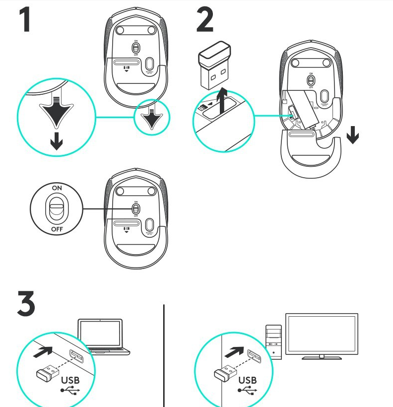 M170 Office Mouse 2.4G Compact Optical Laptop Desktop Business Office Wireless Mouse - V.I.P Digital Presence
