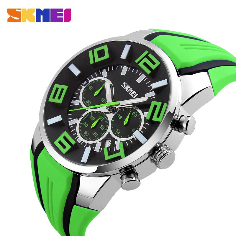 SKMEI 9128 Watches Men Luxury Brand Chronograph Men Sports Watches Waterproof Male Clock Quartz Men's Watch reloj hombre - V.I.P Digital Presence