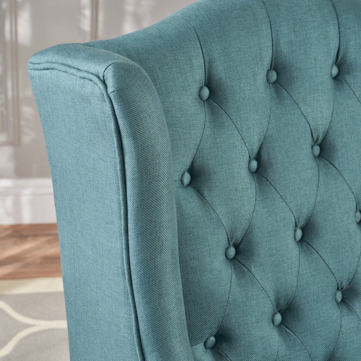 Upholstered Wingback Chair - V.I.P Digital Presence