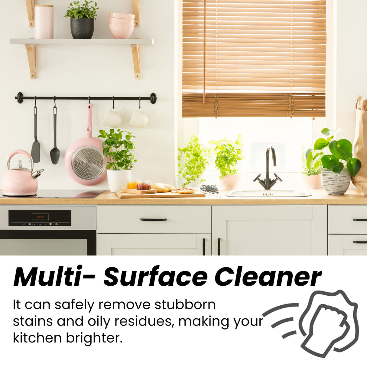 Multi-Surface Cleanser, Kitchen Utensils Heavy Oil Wash Sink Stains Strong Efficient Cleaning Milk - V.I.P Digital Presence