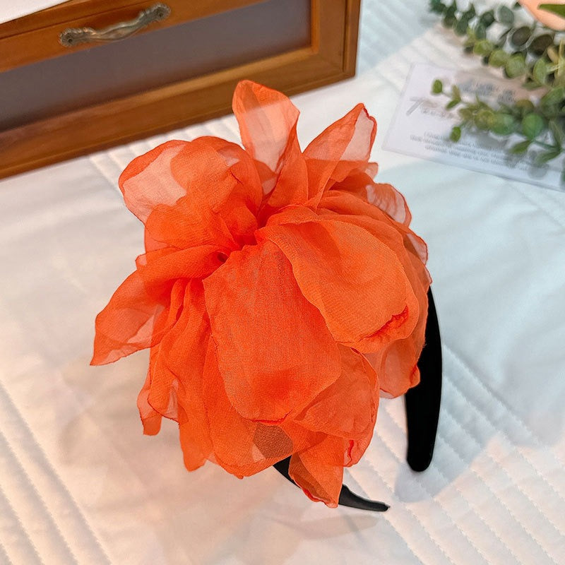 Handmade European and American headbands with versatile fabric flower hair accessories - V.I.P Digital Presence