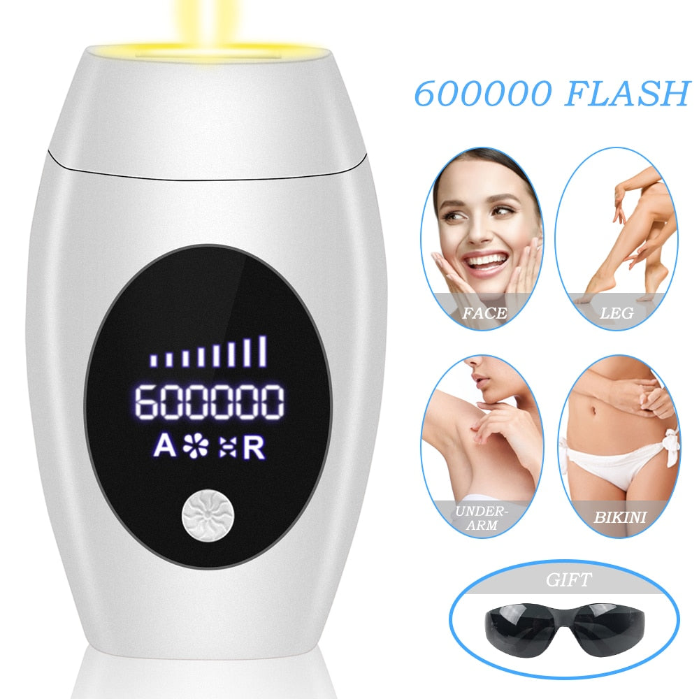 600000 Flash Professional Permanent Laser Epilator LCD Display Laser IPL Hair Removal Machine Photoepilator Painless Depilador - V.I.P Digital Presence