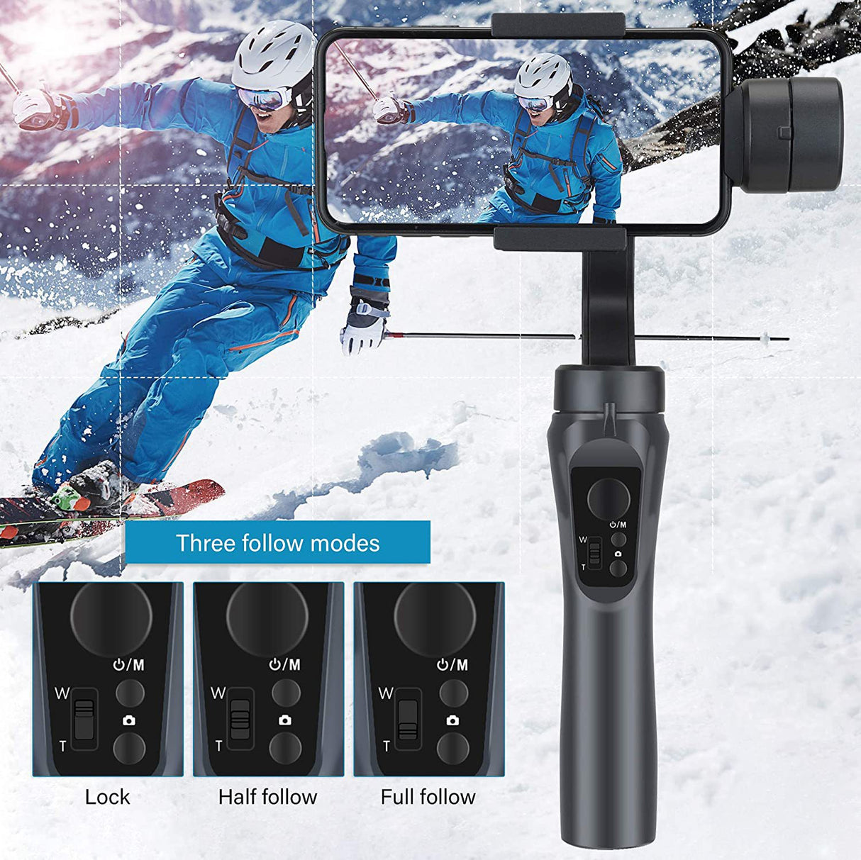 Three-axis handheld gimbal F6 stabilizer mobile phone three-axis stabilizer intelligent anti shake outdoor live streaming stand - V.I.P Digital Presence