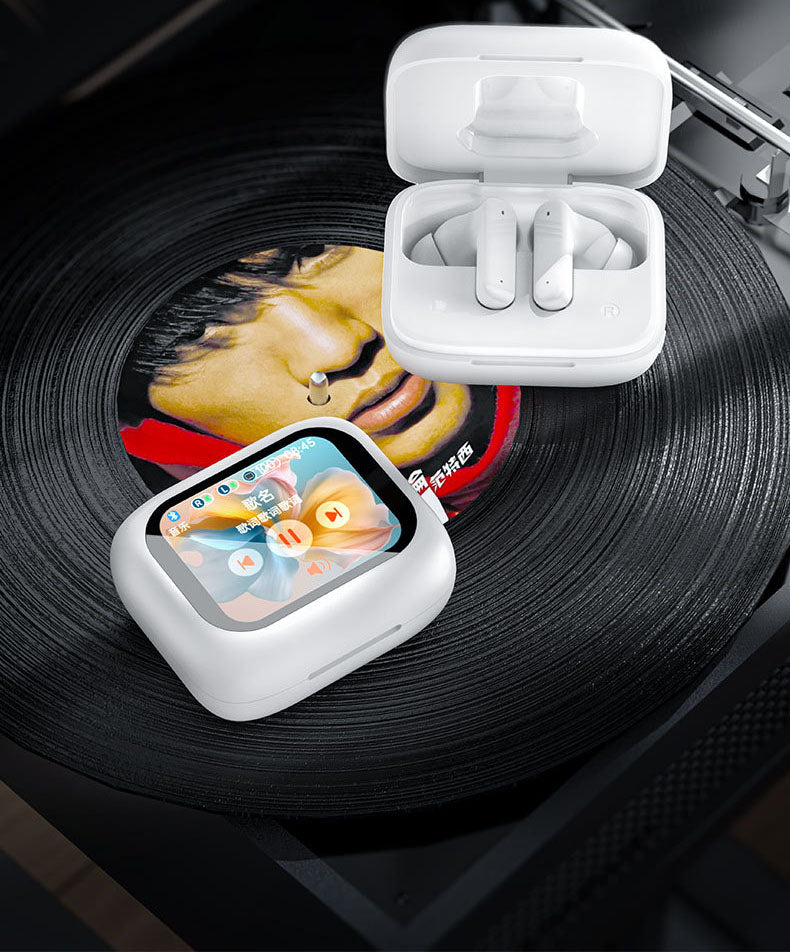 Full color touch screen ANC+ENC dual noise reduction Bluetooth earphones in ear multifunctional new wireless earphones - V.I.P Digital Presence