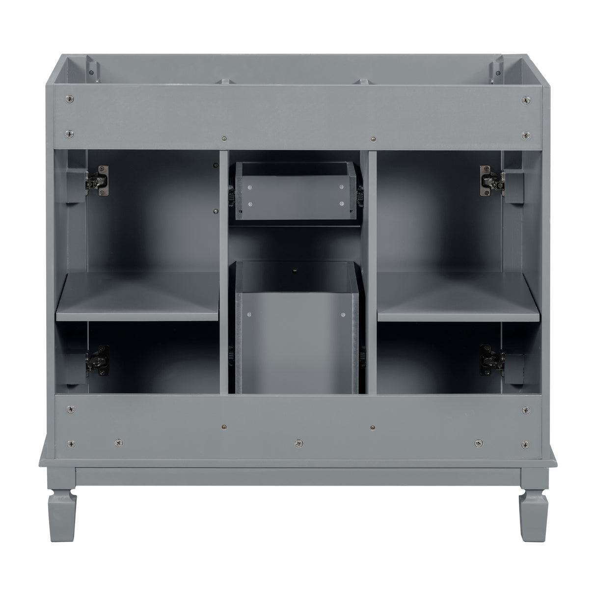 36'' Bathroom Vanity without Top Sink Cabinet only Modern Bathroom Storage Cabinet with 2 Soft Closing Doors and 2 Drawers - V.I.P Digital Presence