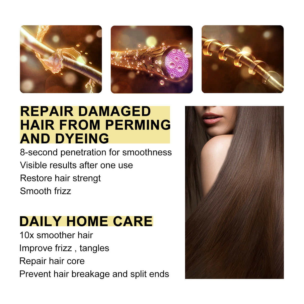 Keratin Hair Care Cream Hair Care Dry And Irritated Hair Moisturizing And Smoothing Hair Care Cream - V.I.P Digital Presence