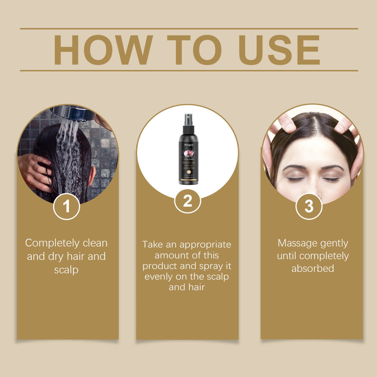 Onion Oil Hair Care Essential Oil Spray Gently Hydrates Hair Follicles Brightening Care Moisturizes And Softens Hair - V.I.P Digital Presence