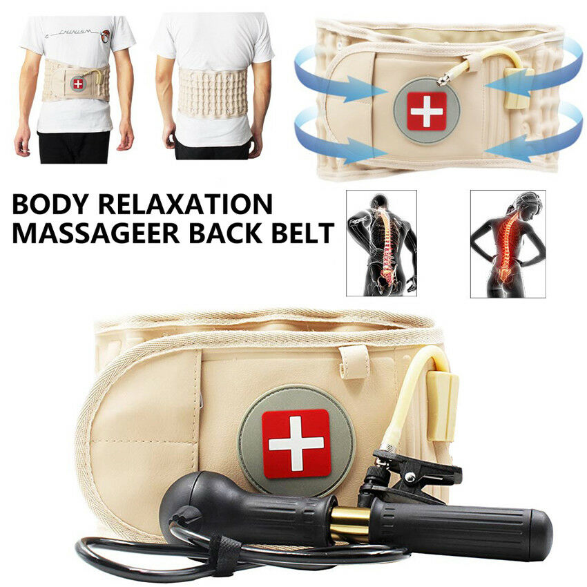 Lumbar Spinal-air Decompression Back Belt Air Traction Waist Protect Belt Pain Lower Lumbar Support Fit for 29 inches -49 inches - V.I.P Digital Presence