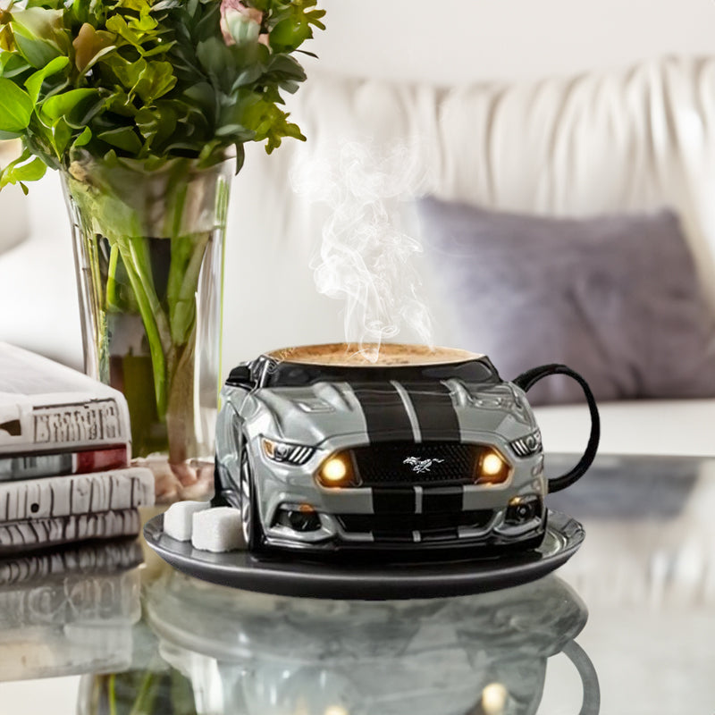 Car-Shaped Stainless Steel Coffee Mug – Handmade, Durable, Novelty Office Cup, Ideal Gift for Car Fans - V.I.P Digital Presence