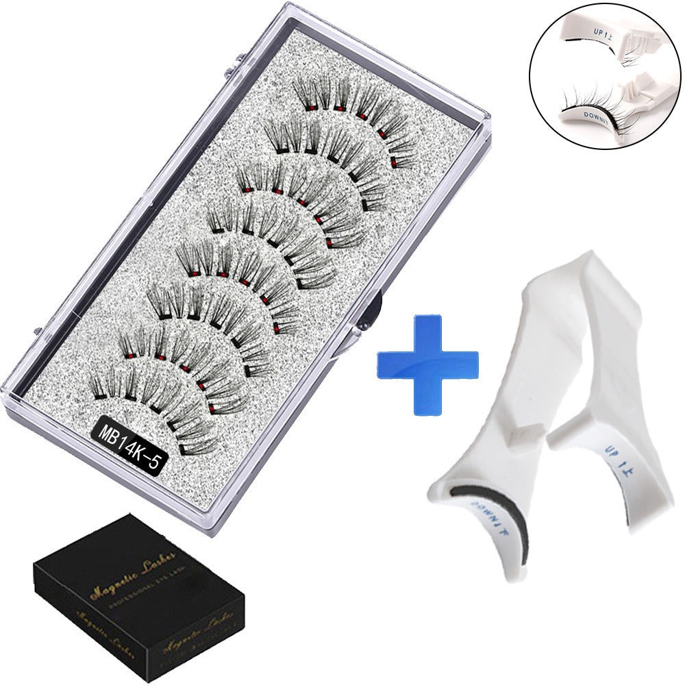Five magnetic adhesive free magnetic eyelash clamp set for European and American thick magnetic eyelashes - V.I.P Digital Presence