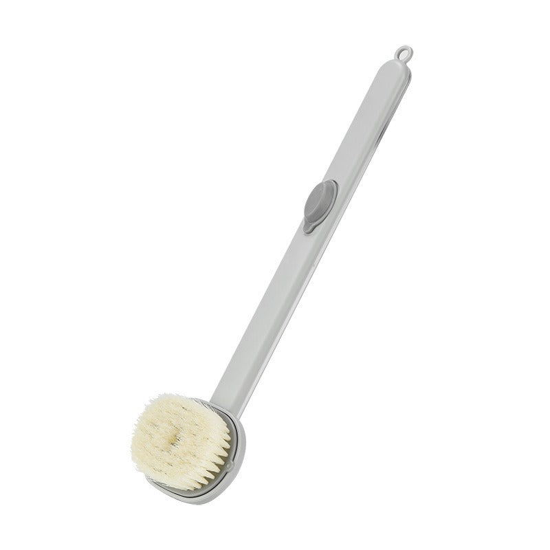 Long handled shower massage brush with soft bristles scrub back brush for exfoliation back cleaning brush for body - V.I.P Digital Presence