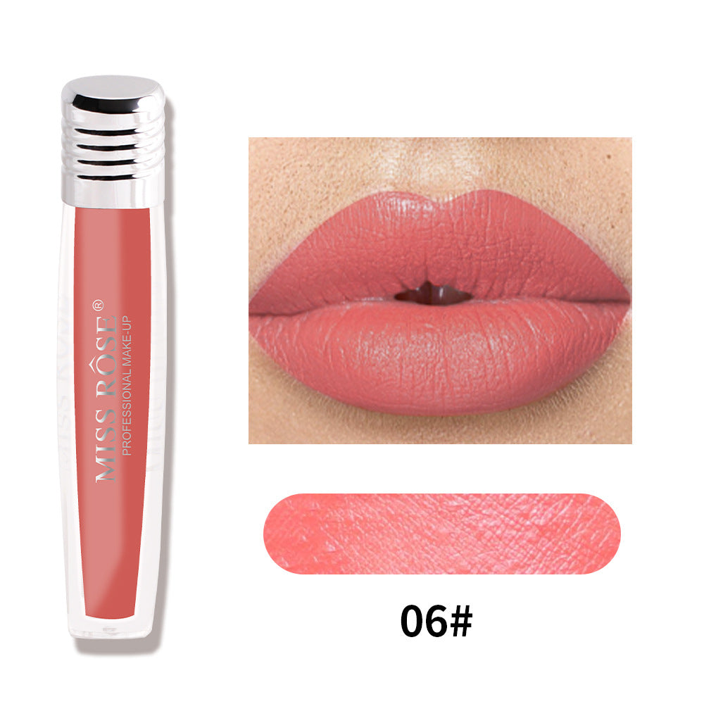Candy Pearl Lip Gloss Liquid Matte Lip Gloss Without Color Loss And Non-Sticky Cup Velvet Lip Glaze - V.I.P Digital Presence
