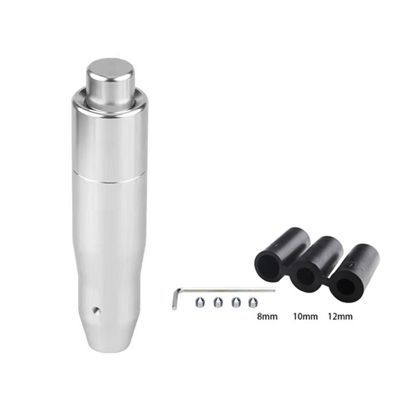 Personalized modification of automotive general metal gear head racing colorful gear lever metal simple wave stick head handbrake - V.I.P Digital Presence