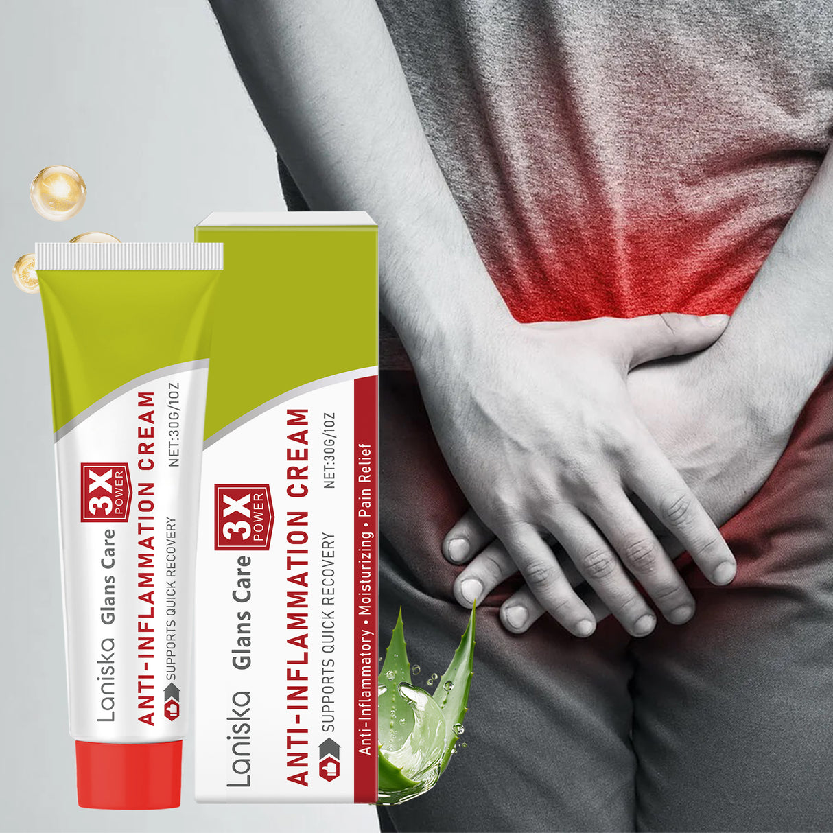 Men's Care Cream Men's Daily Maintenance Relief Discomfort Moisturizing Moisturizing Skin Repair Cream - V.I.P Digital Presence