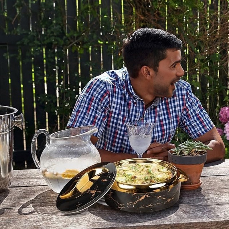 3-Piece Insulated Food Container Set (1.5L, 2L, 2.5L) - Ideal for Ramadan Celebrations, Weddings, Family Gatherings & More - V.I.P Digital Presence