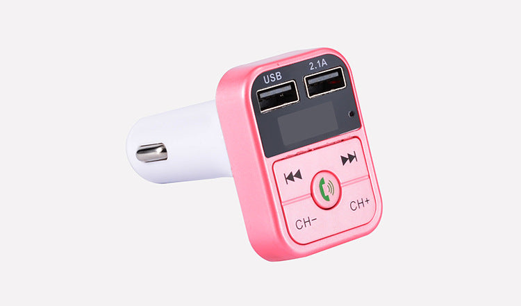 B2 Car MP3 Bluetooth Hands-Free Car Player FM Transmitter Car Charger Receiver - V.I.P Digital Presence