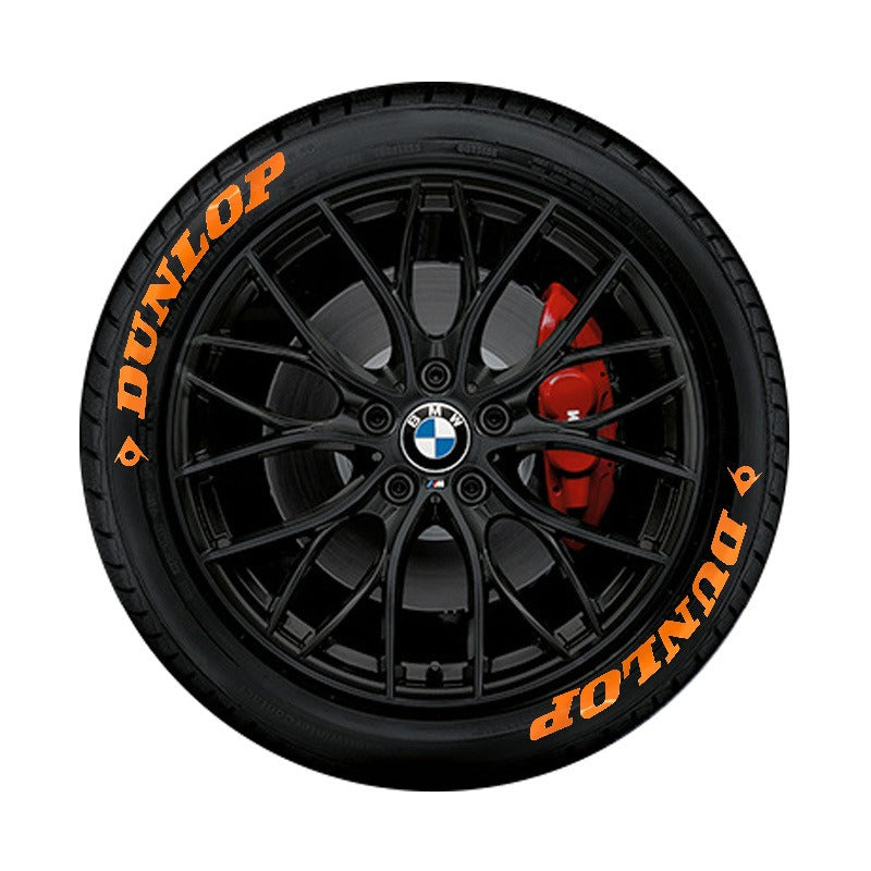 【 Font Set 】 Car Tire Stickers Tire Letter Stickers English Letter 3D Stereoscopic Stickers - V.I.P Digital Presence