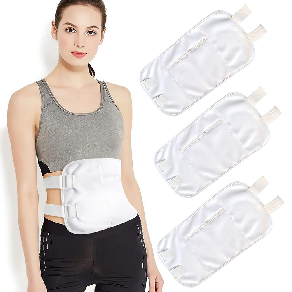Castor oil bag is reusable, soft, and oil leak proof, with essential oil auxiliary bag and adjustable waist belt - V.I.P Digital Presence