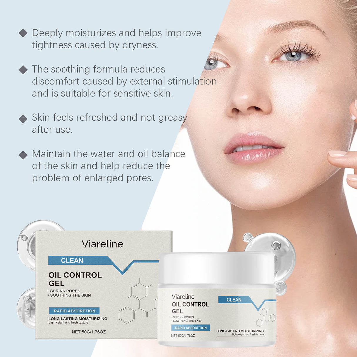 Oil Control Soothing Moisturizing Gel