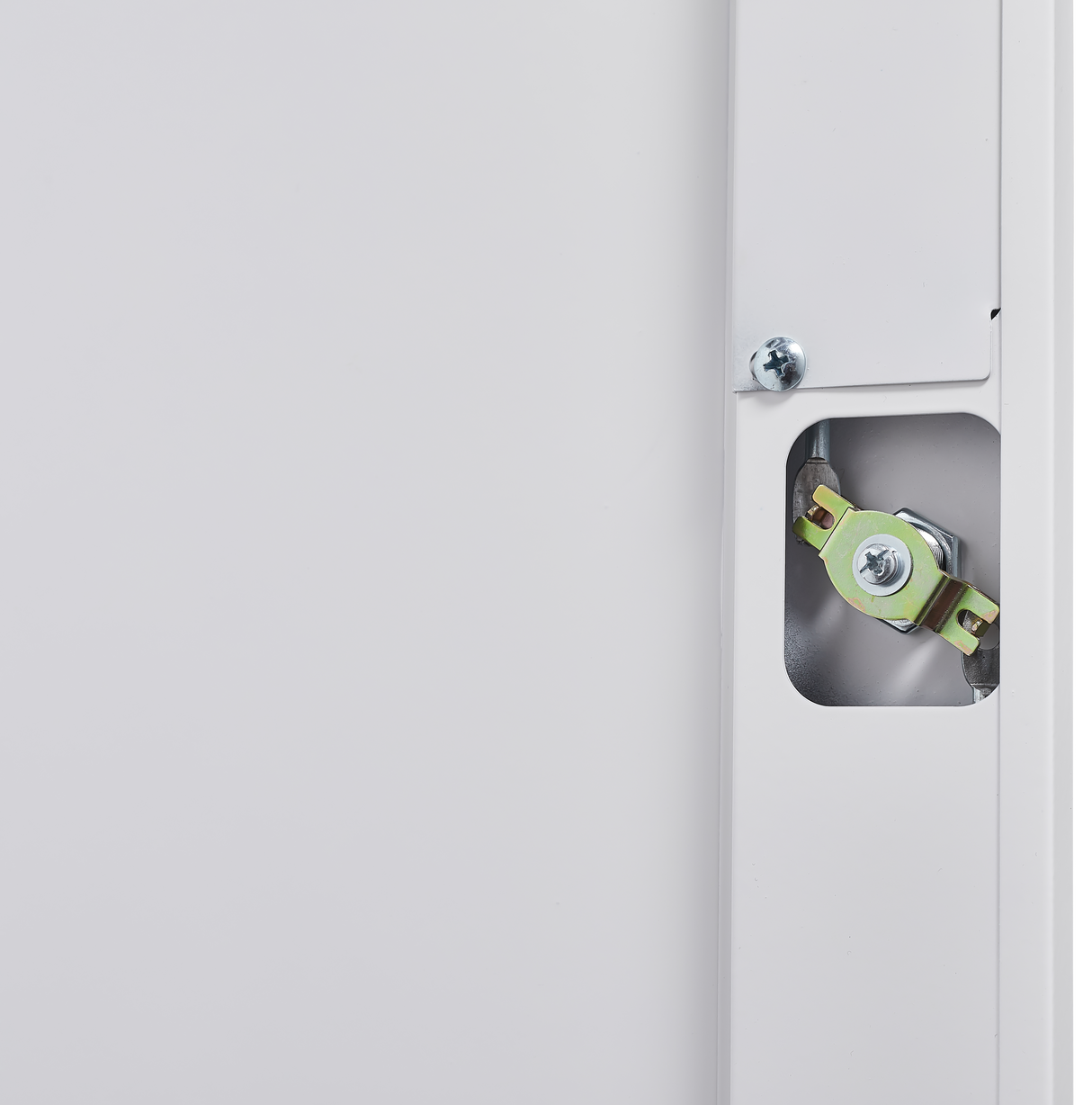 Metal storage cabinets, lockable cleaning tool cabinets, high broom tool organizers, and large storage cabinets in storage store - V.I.P Digital Presence