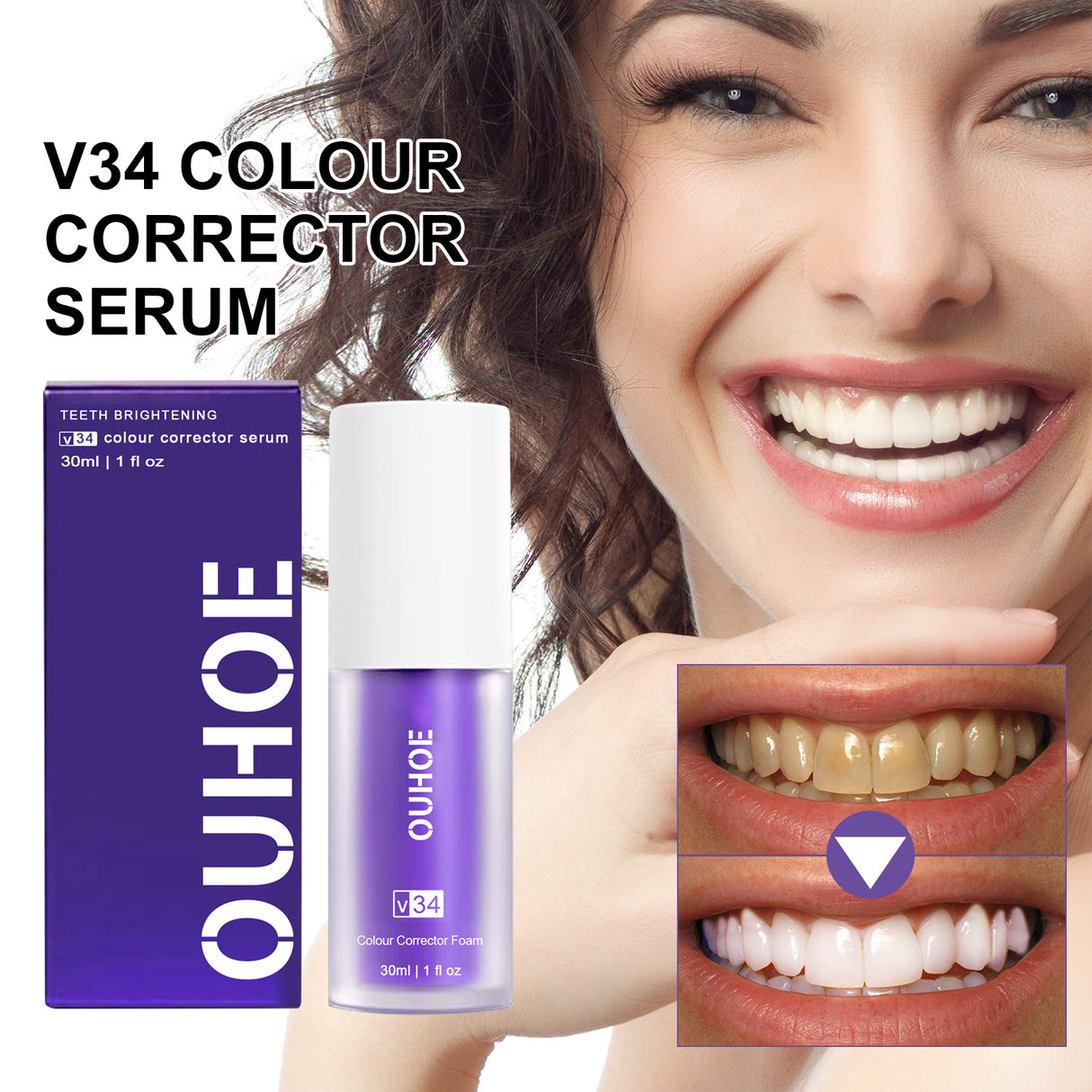Teeth Whitening Serum, Cleans Teeth And Tartar, Freshens Breath, Protects Gums And Brightening Teeth Essence - V.I.P Digital Presence