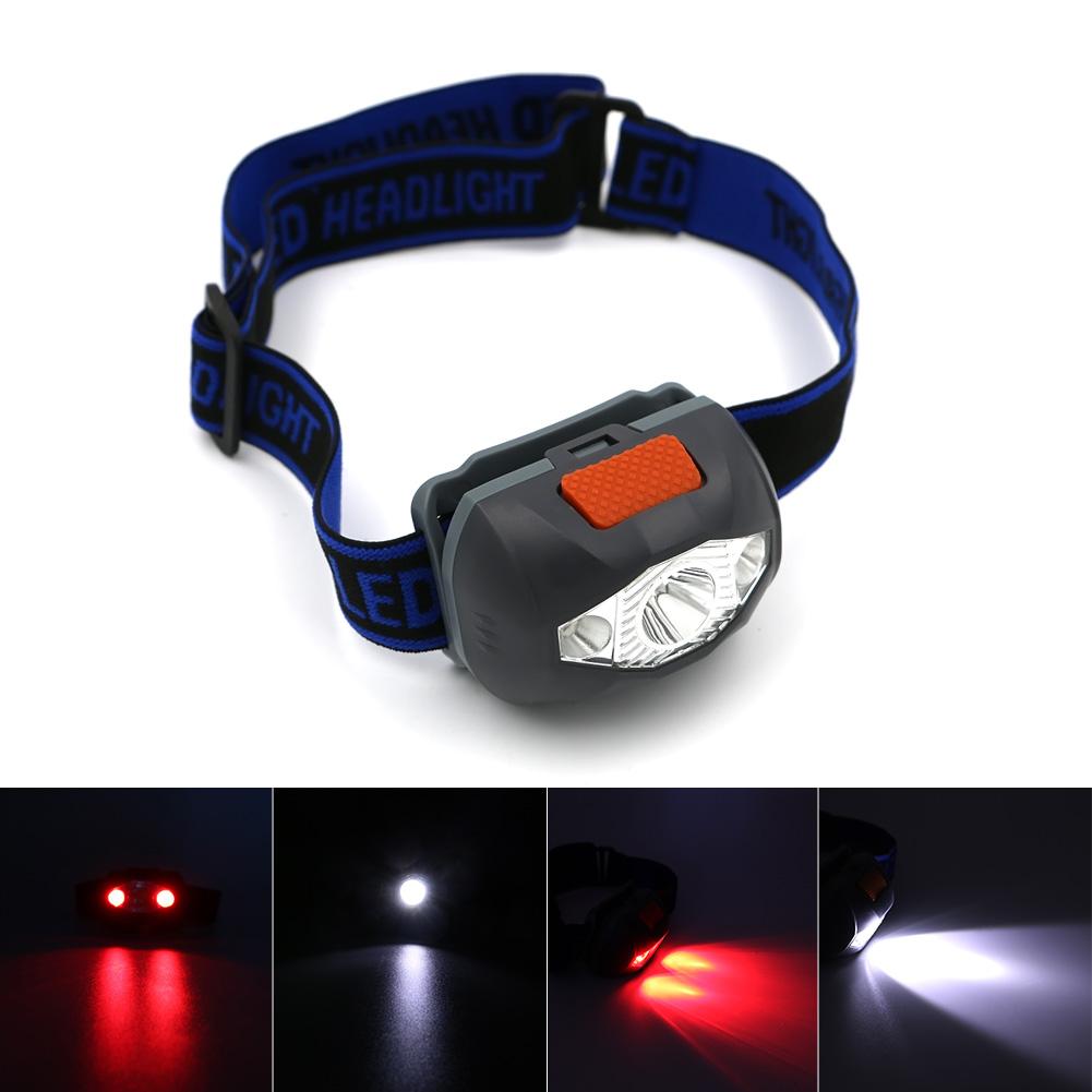 3 LED 800 Lumens 4 Modes Mini Headlamp Outdoor Waterproof Flash Torch Lantern For Hunting,Use AAA Battery