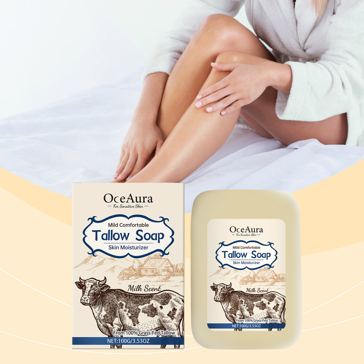 Tallow Soap Gently Cleanses And Moisturizes All Over The Skin