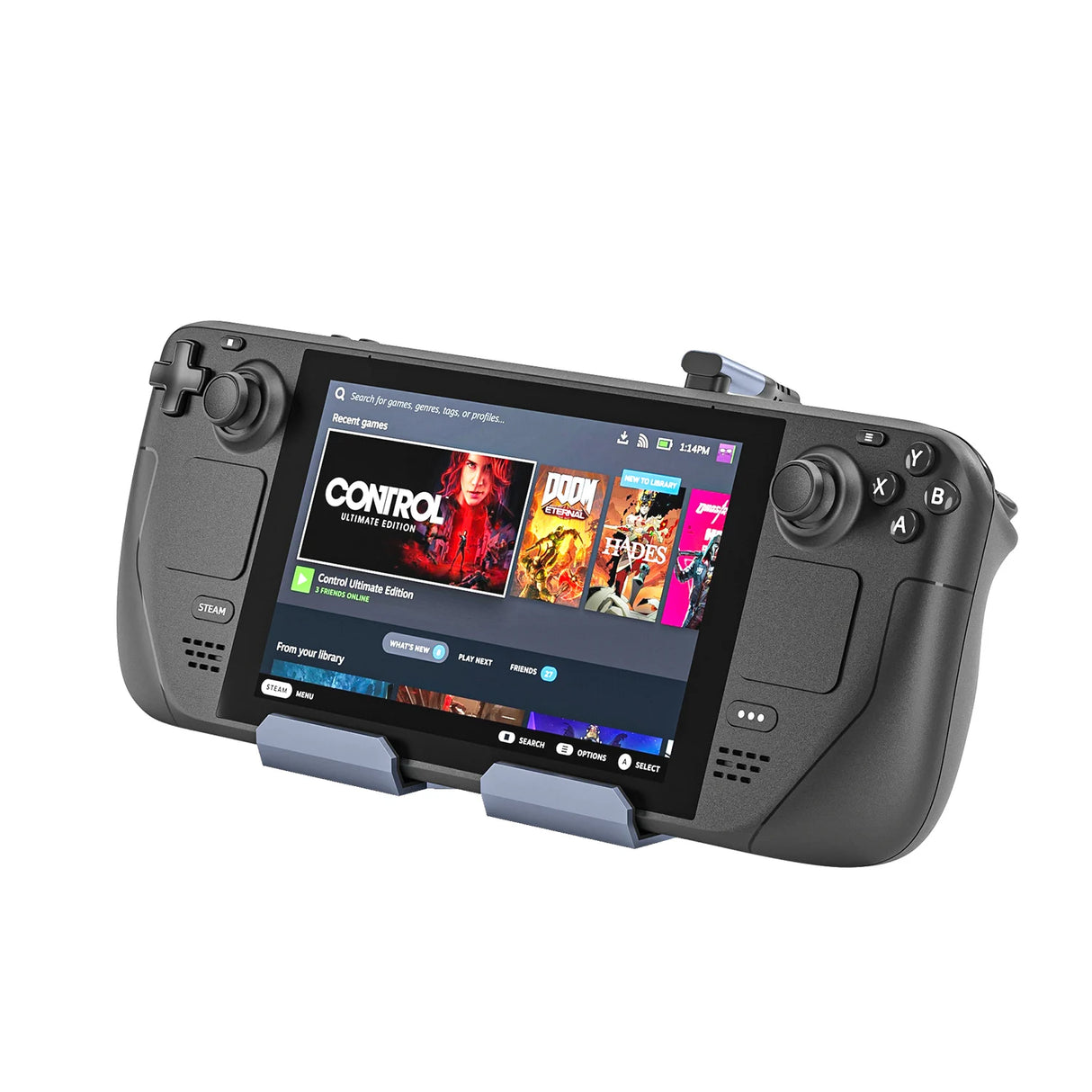 Steam Deck Dock 6 in 1 Steam Deck Rog Ally Docking Station Stand Accessories 3*USB 3.0 HDMI 4K@60Hz Gigabit Ethernet PD 100W Hub - V.I.P Digital Presence