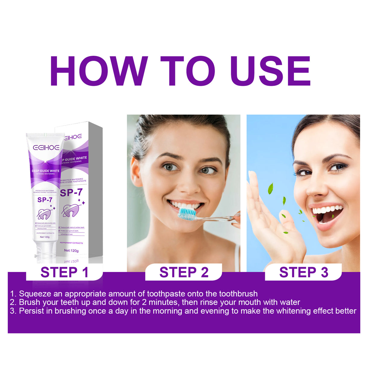 Probiotic Toothpaste, Cleaning Stains And Tartar Fresh Breath Whitening Toothpaste - V.I.P Digital Presence
