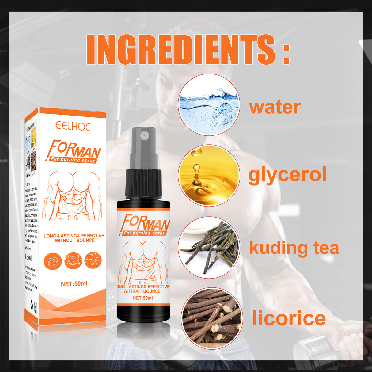 Men's Abs Spray Vest Line Body Sculpting Cream Exercises Chest To Increase Muscle Body Care - V.I.P Digital Presence