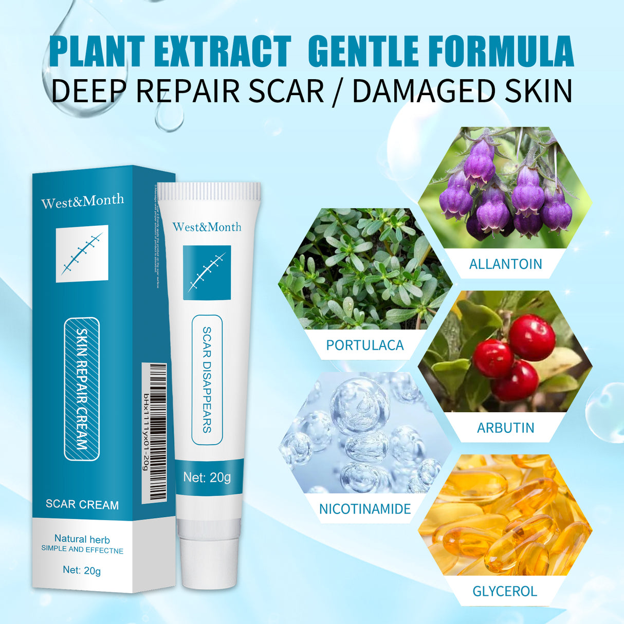 Skin Repair Cream Gentle Moisturizing Hydrating Moisturizing Repair Skin Care Repair Cream - V.I.P Digital Presence