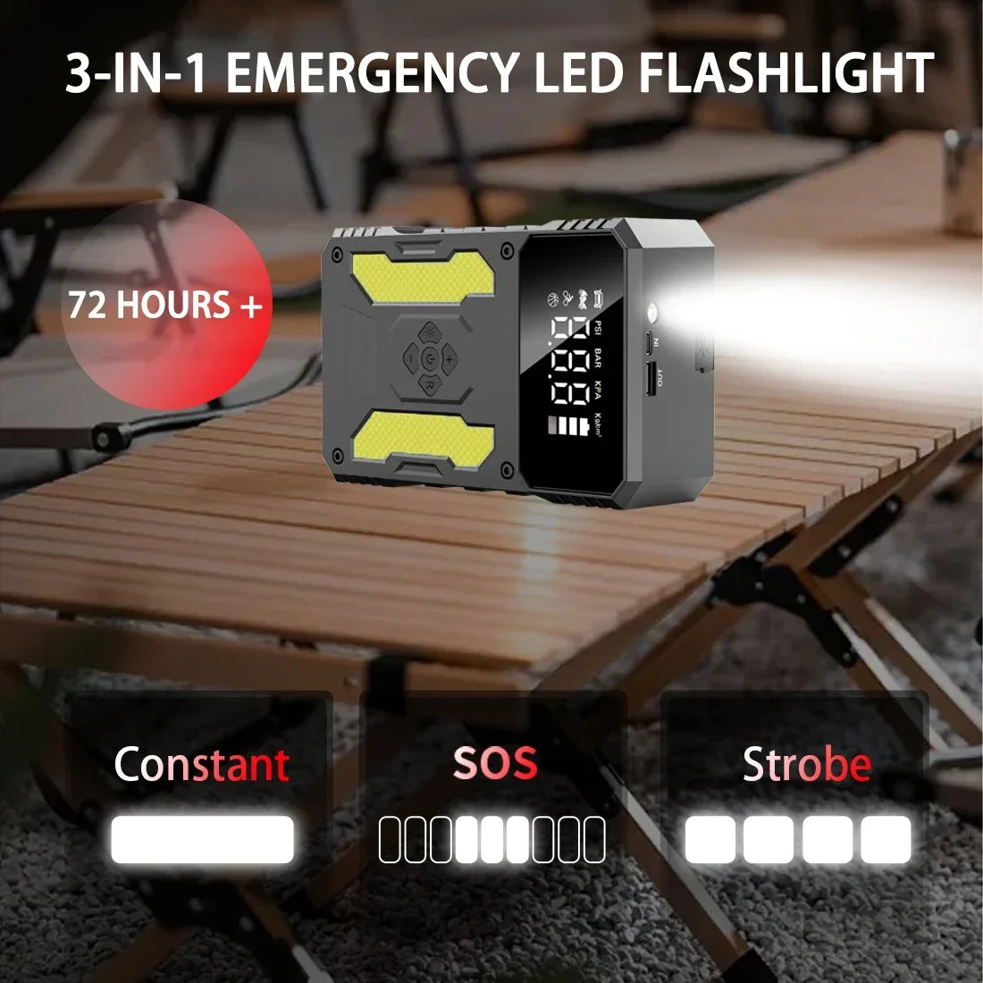 12V Lithium  Booster Jump Starter and Air Compressor - V.I.P Digital Presence