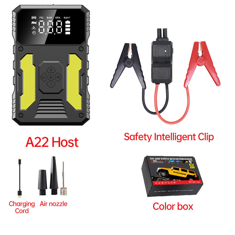 12V Lithium  Booster Jump Starter and Air Compressor - V.I.P Digital Presence