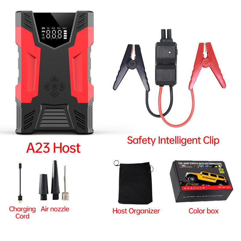 12V Lithium  Booster Jump Starter and Air Compressor - V.I.P Digital Presence