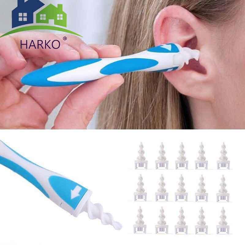 Ear Cleaner 16 Replacement Tips Earpick Easy Ear Wax Remover Spiral Earwax Cleaner Health Ear Cleaner Hearing Aid Ear Care Tools - V.I.P Digital Presence
