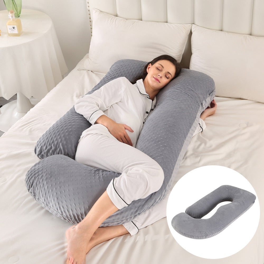 Pregnant women's pillow waist protection side sleeping slope pillow J-shaped pregnancy sleeping pillow - V.I.P Digital Presence
