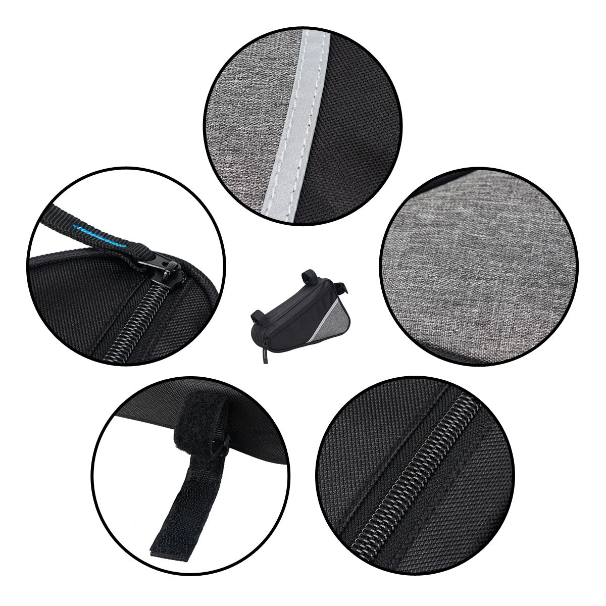 Bicycle Bag Large Capacity Beam Bag Triangle Bag Mountain Road Bike On The Tube Bag Hanging Saddle Tool Bag Cycling Bag