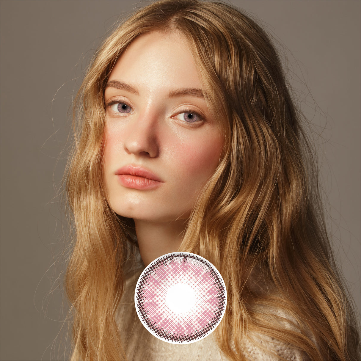 1Pair FDA Certificate Eyes Beautiful Pupil Colorful Girl Cosplay Contact Lenses Purely violet - V.I.P Digital Presence