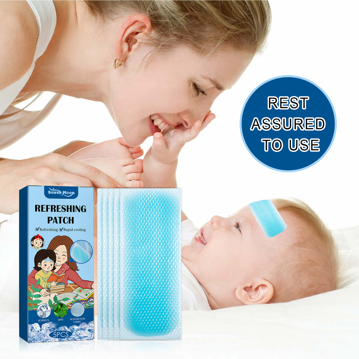 Cool Down Patch Cool Up Hydrogel Cartoon Ice Patch Quick Cool Down Compress - V.I.P Digital Presence