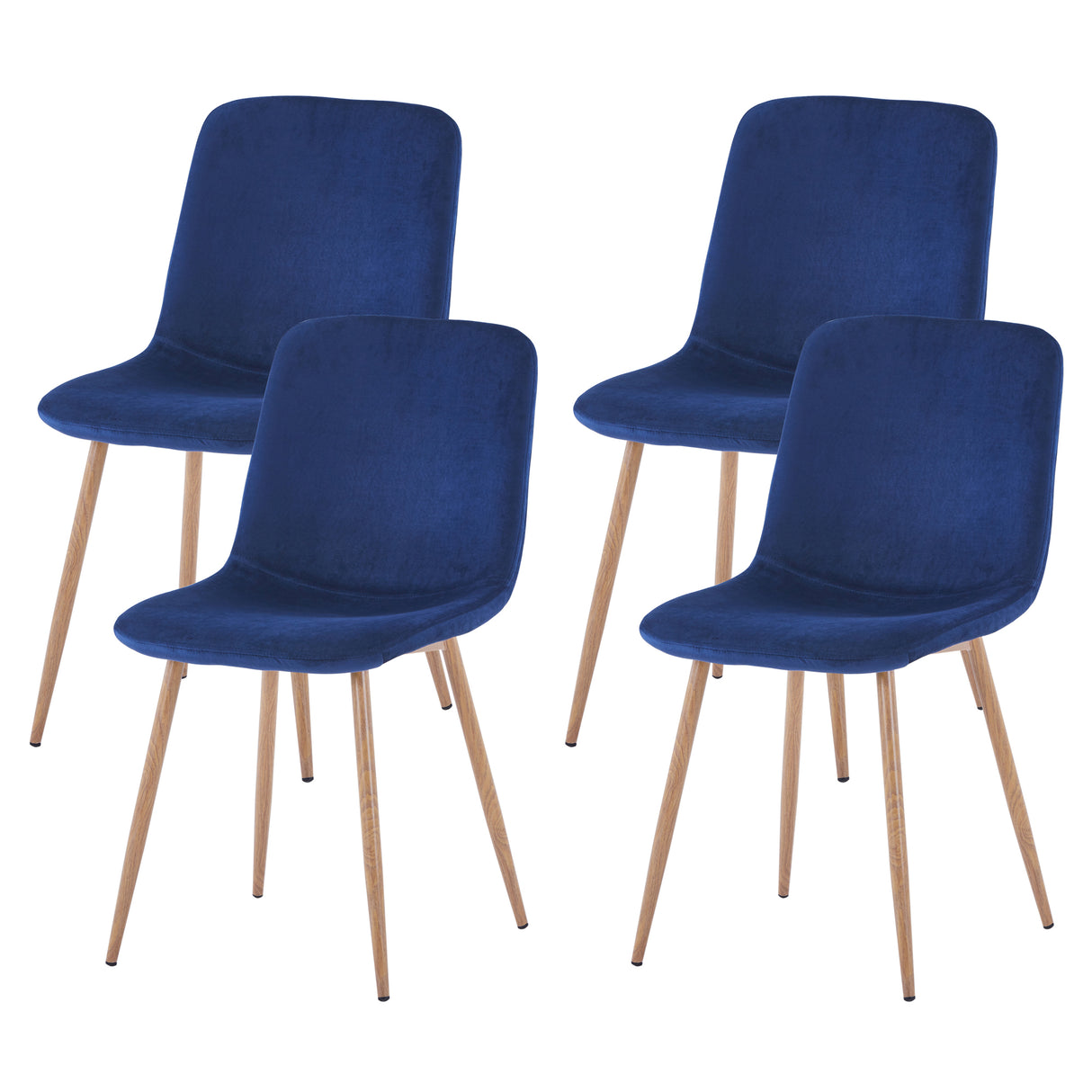 Dining Chair 4PCS(BLUE)Modern style New technology Suitable for restaurants cafes taverns