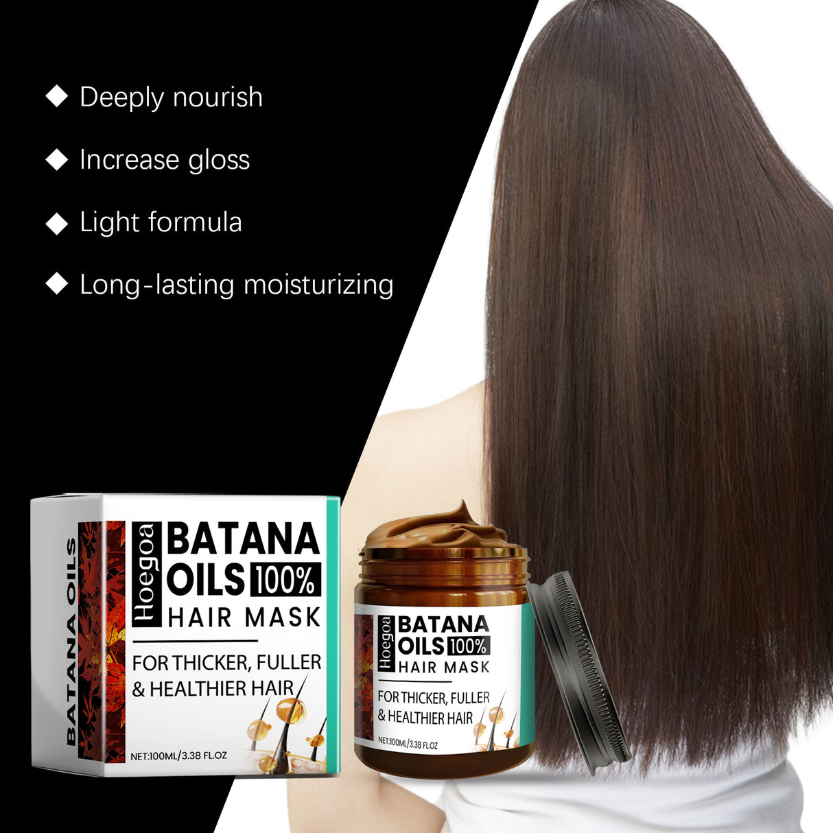 Batana Oil Hair Mask Improves Hair Quality, Nourishes Scalp, Moisturizes And Softens Hair Essential Oil - V.I.P Digital Presence