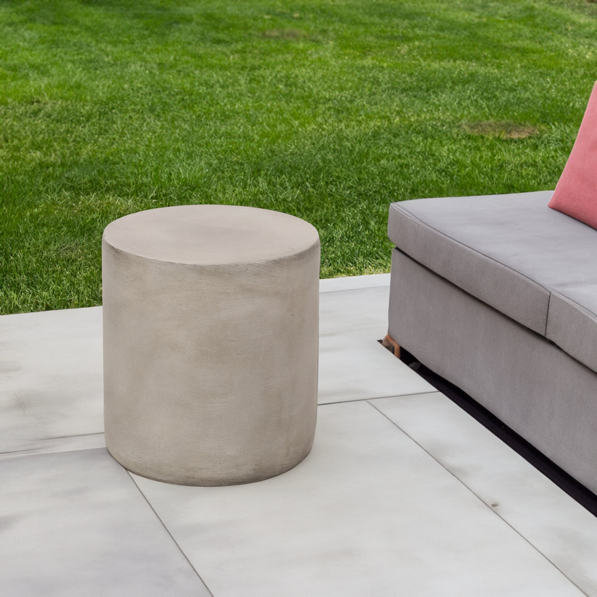 Light Concrete Side Table,Light Gray - V.I.P Digital Presence